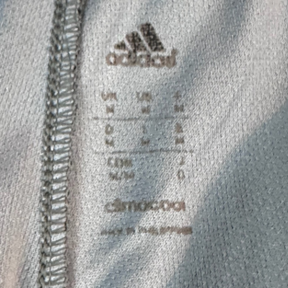 Adidas Gray Red Athletic Soccer Gym Workout Shorts Men's Size‎ M ClimaCool - Picture 6 of 7